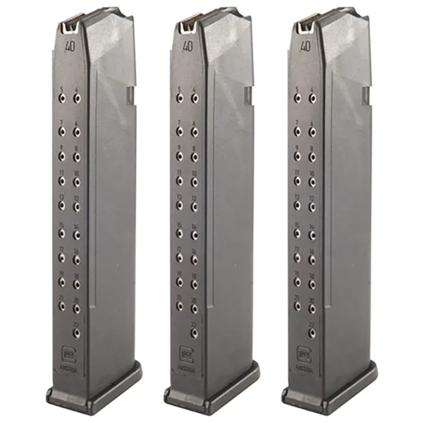 Magazine .40 S&W 22rd for Glock 22/23/27/35 Black 3-Pack