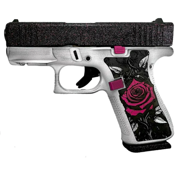 430111983_1w Glock 43X 9mm 3.41"BBL (2)10RD W/Rail Glitter Tango Rose