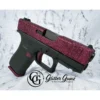 430112261_10w Glock 43X 9mm Luger 3.41" BBL (2)10RD Black Cherry Glitter