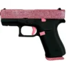 Glock 43X 9mm Luger 3.41" BBL (2)10RD Bubble Gum Glitter