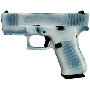 Glock 43X 9mm Luger 3.41"BBL (2)10RD W/Rail Blue Denim