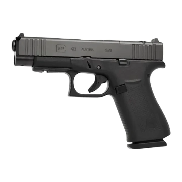 Glock 48 MOS 9mm Luger 4.17" BBL (2)10RD Mags Black